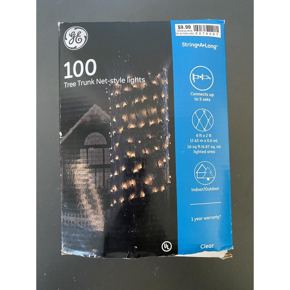 100 Tree Trunk Net-Style Lights (White)